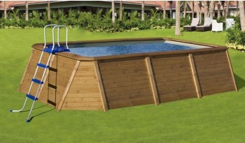 Piscina desmontable de madera CARRA - Sumbay - Puigcercós